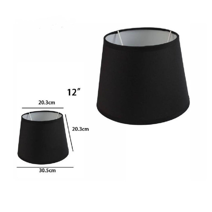 Paralume Conico Cilindro Cappello Ricambio Per Lampada E Applique In Tessuto Tnt