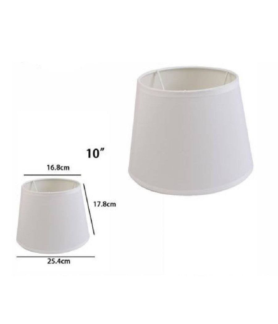 Paralume Conico Cilindro Cappello Ricambio Per Lampada E Applique In Tessuto Tnt         