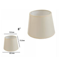 Paralume Conico Cilindro Cappello Ricambio Per Lampada E Applique In Tessuto Tnt         