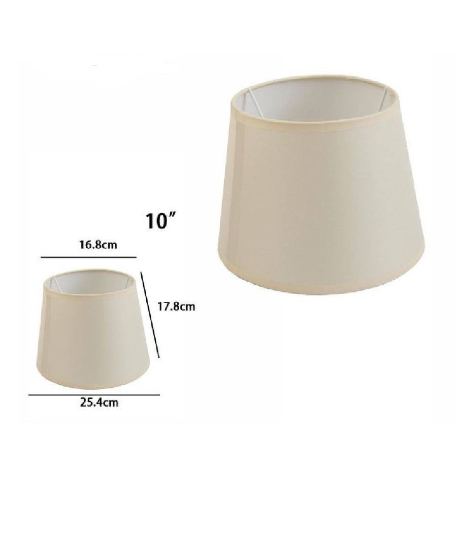 Paralume Conico Cilindro Cappello Ricambio Per Lampada E Applique In Tessuto Tnt         