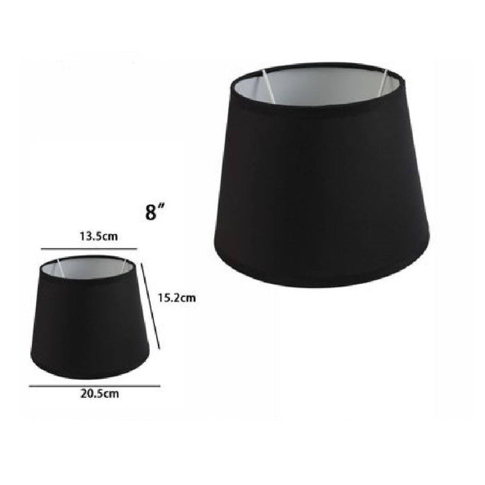 Paralume Conico Cilindro Cappello Ricambio Per Lampada E Applique In Tessuto Tnt