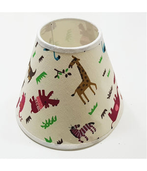 Paralume Conico Cilindro Moderno Per Lampada E Applique Animali Misura 10"         
