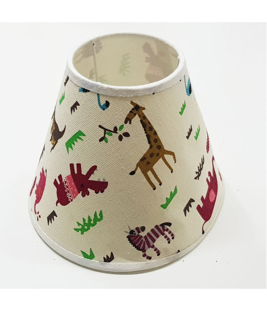 Paralume Conico Cilindro Moderno Per Lampada E Applique Animali Misura 10"         