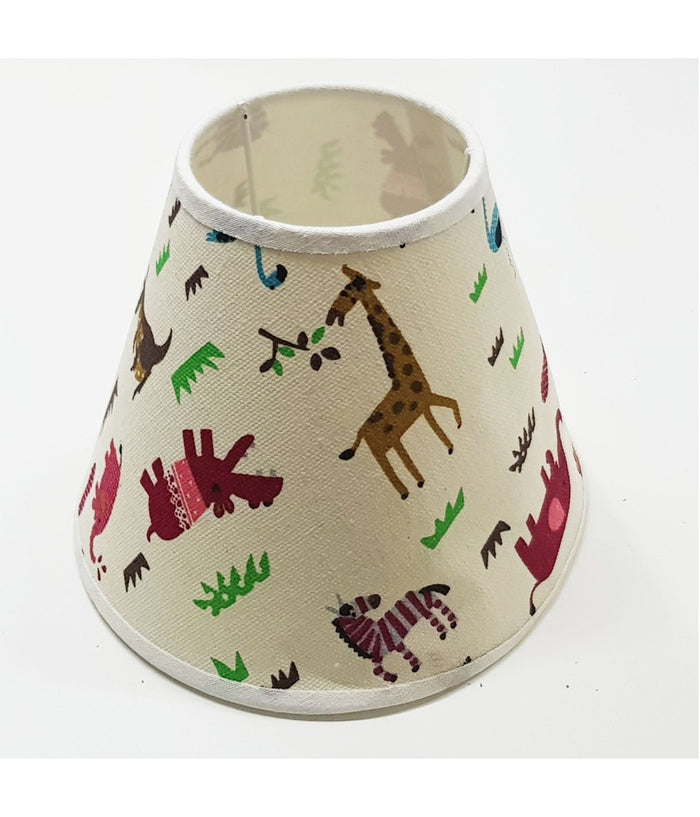 Paralume Conico Cilindro Moderno Per Lampada E Applique Animali Misura 10"         