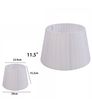 Paralume Conico Cilindro Moderno Ricambio Per Lampada E Applique In Tessuto Tnt  Grigio Chiaro   -11,5"   -