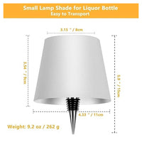 Trade Shop - Paralume Per Bottiglia Vino A Led Ricaricabile Dimmerabile Luce Senza Fili Bar Soggiorno -