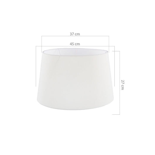 Paralume tessuto bianco Tripod MDL2736