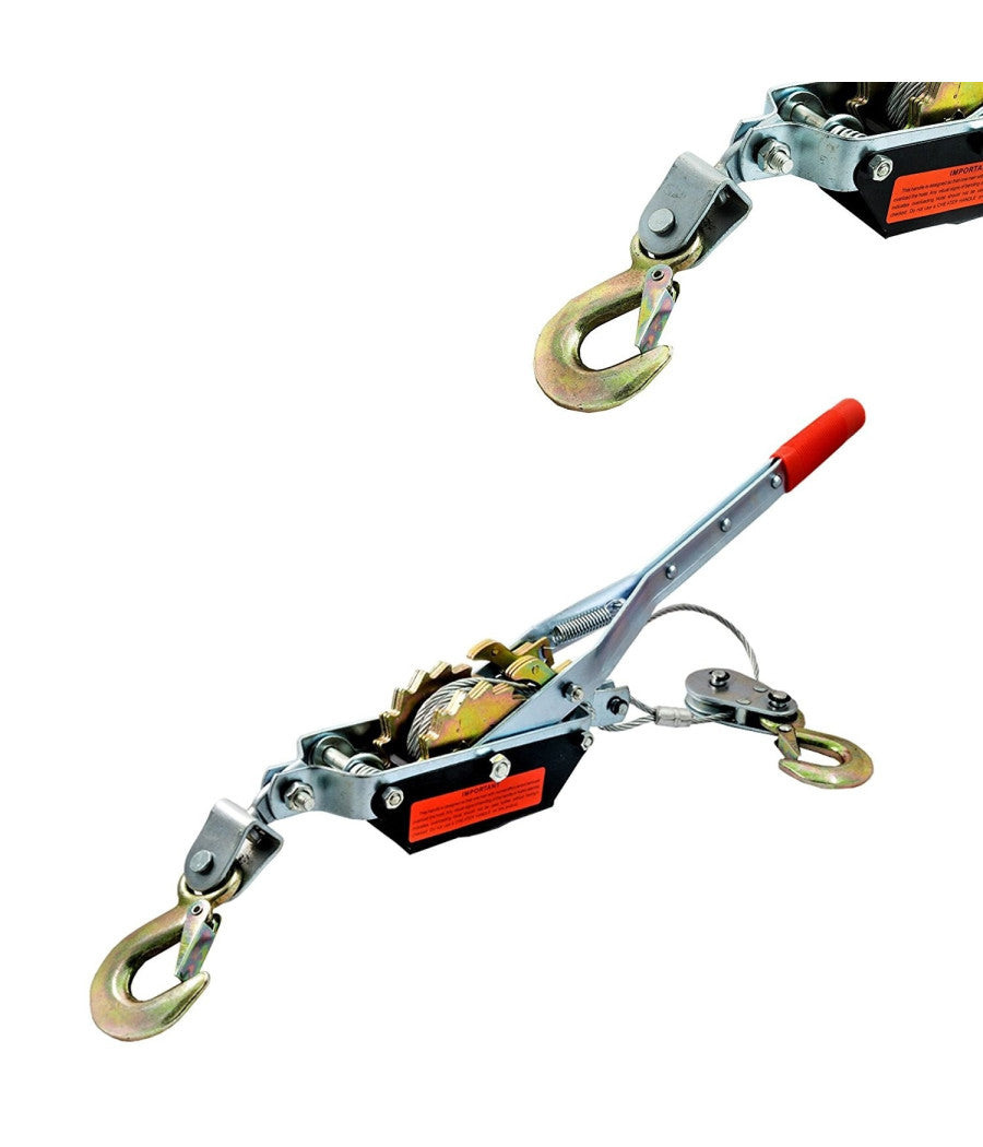 Paranco Verricello Argano Manuale Gancio Traino 4t 4 Tonnellate Fd-4t         