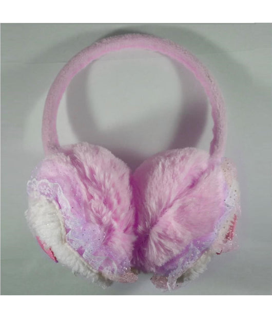 Paraorecchie Rosa Chiaro Coniglietto Orecchie Vento Freddo Imbottite Ragazze         