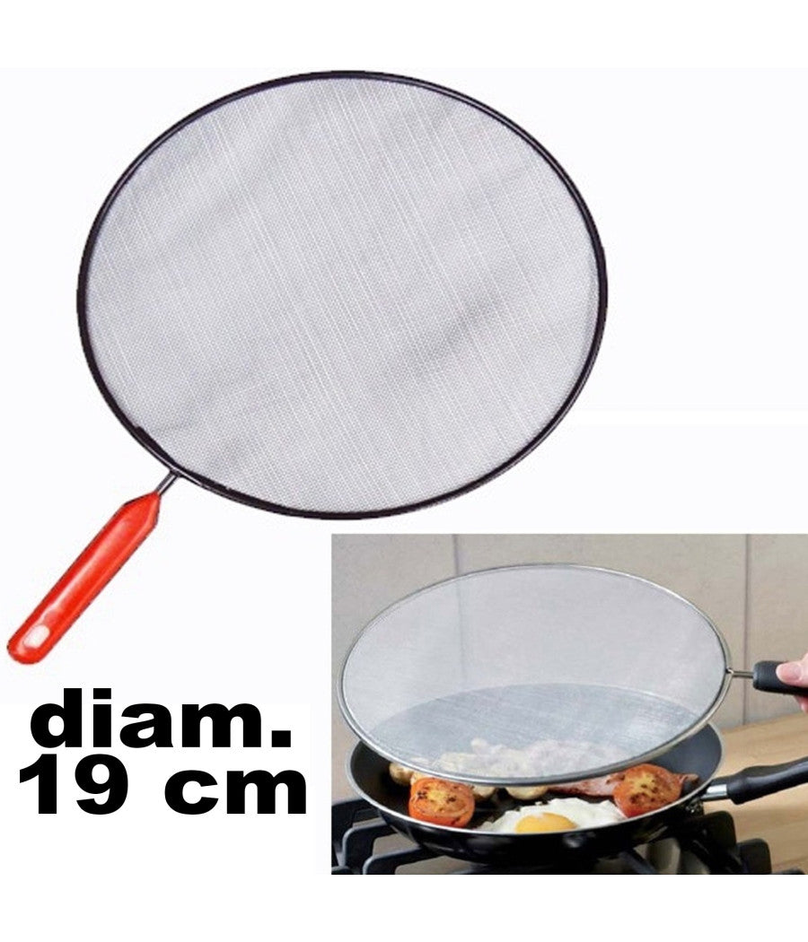 Paraschizzi Paraspruzzi Con Manico Per Padella Pentola Spruzzi Frittura Cucina         
