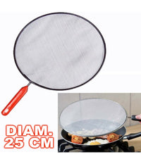 Paraschizzi Paraspruzzi Diametro 25 Per Padella Pentola Spruzzi Frittura Cucina         