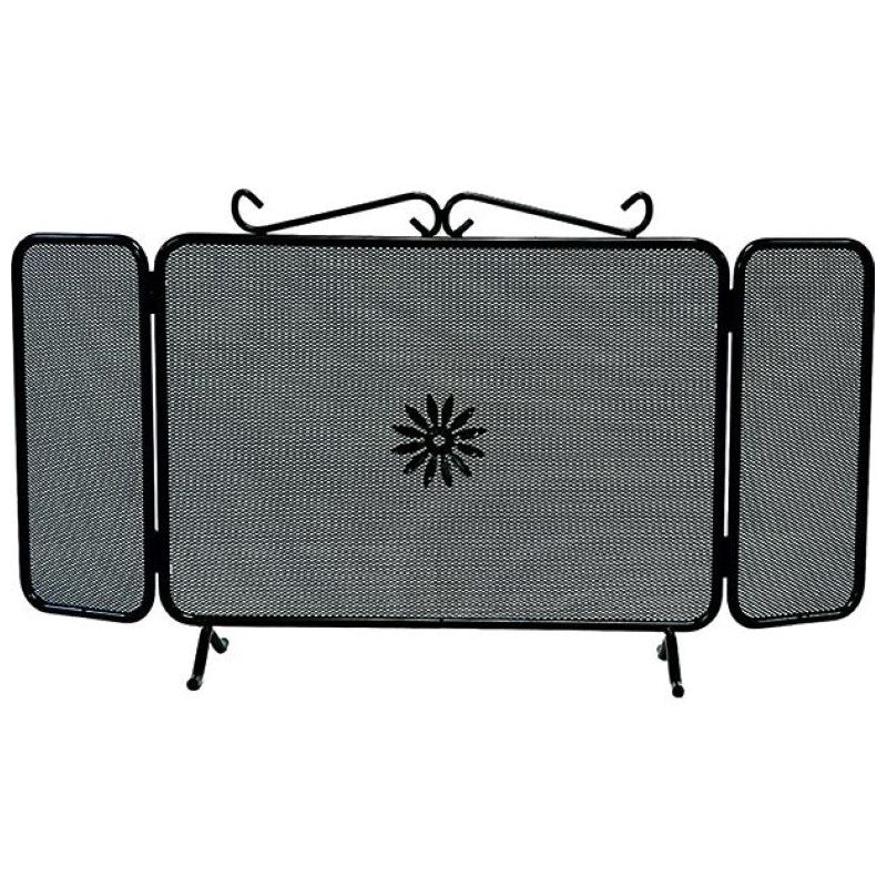 Parascintille Ferro Battuto con Ante Art.687/A cm. 90X50H