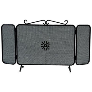 Parascintille Ferro Battuto con Ante Art.687/A cm. 90X50H