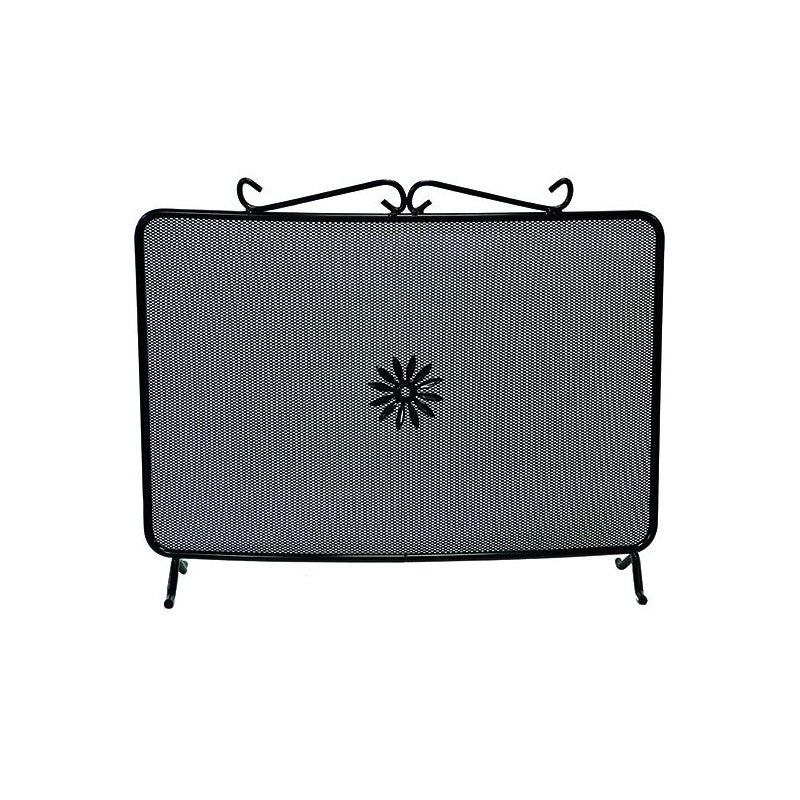 Parascintille Ferro Battuto Curvo Art.685/A cm. 62X45H