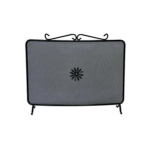 Parascintille Ferro Battuto Curvo Art.685/A cm. 62X45H