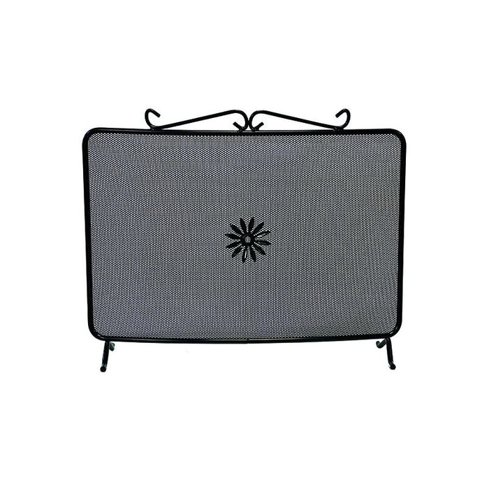 Parascintille Ferro Battuto Curvo Art.685/A cm. 62X45H