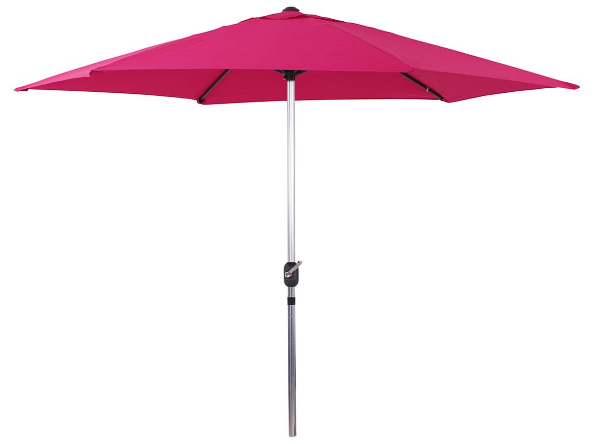 Ombrellone da giardino a palo centrale in alluminio   "Sol" - Rontondo  - Ø 3m - Rosa