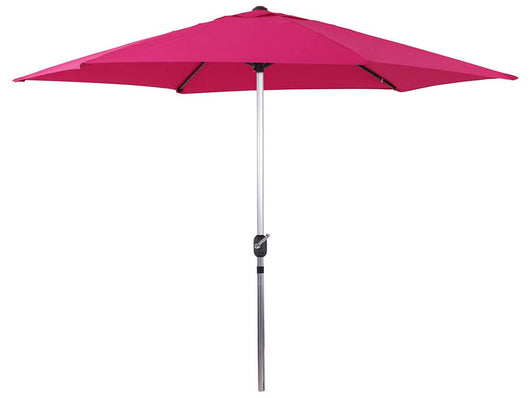 Ombrellone da giardino a palo centrale in alluminio   "Sol" - Rontondo  - Ø 3m - Rosa