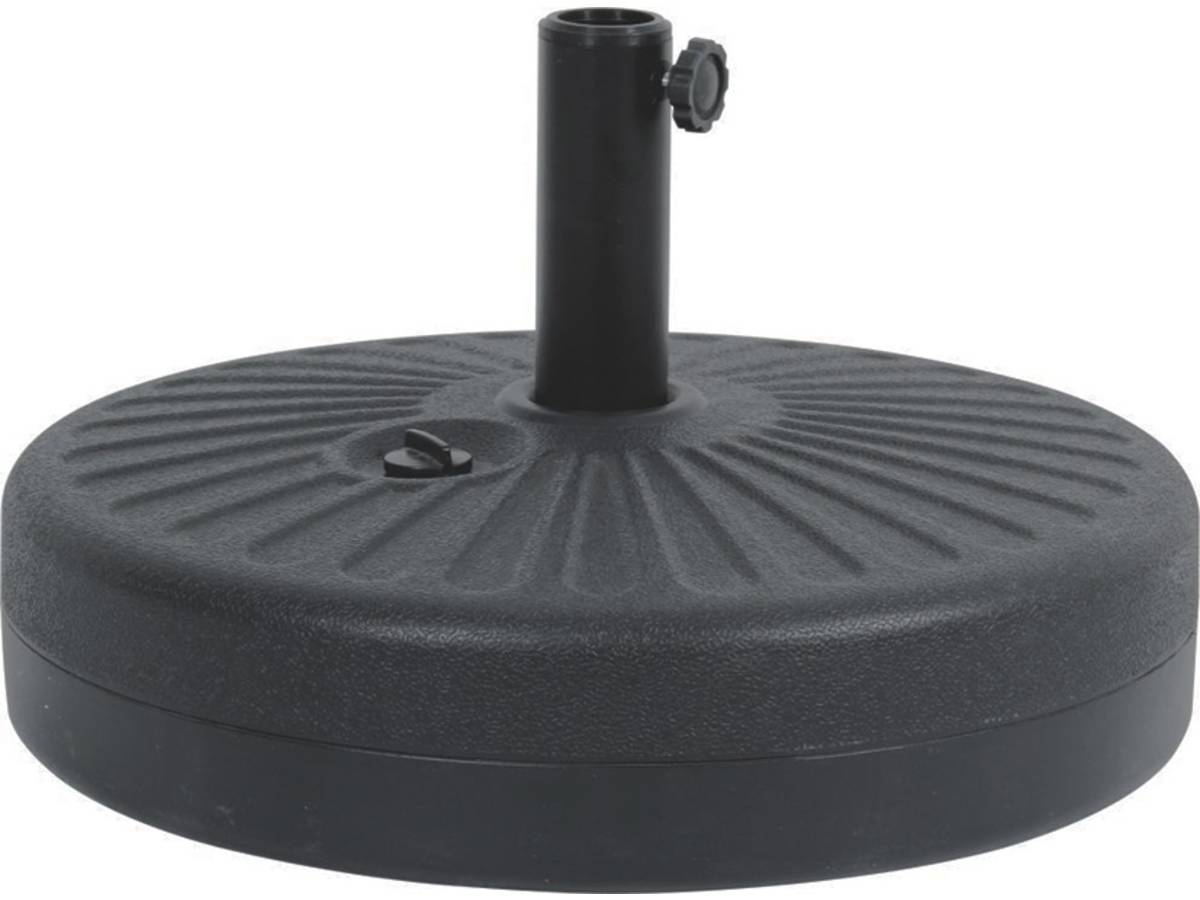 Ombrellone da giardino dritto Alu "Sol" - Rotondo - Ø 3m - Blu - con zavorra