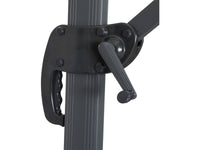 Ombrellone da giardino  decentrato da giardino Alu "Sun 4" - Rettangolo - 3 x 4 m - Verde + Copertura protettiva