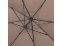 Parasole decentrato da giardino Alu "Sun 4" - Rettangolo - 3 x 4 m - Talpa + Copertura protettiva