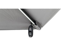 Ombrellone da esterno LED Alu "Sun 4 Luxe" - Rettangolo - 3 x 4 m - Grigio - Lastre pesate incluse