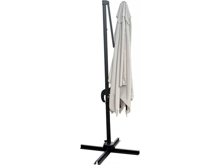 Ombrellone da giardino offset "Soleil" - Quadrato - 2,5 x 2,5 m - Ecru