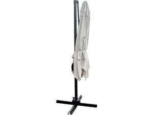 Ombrellone da giardino offset "Soleil" - Quadrato - 2,5 x 2,5 m - Ecru