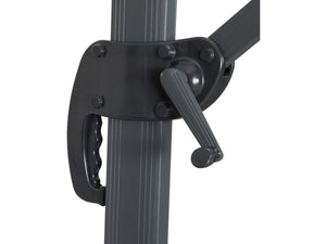 Ombrellone decentrato in alluminio SUN 4 - Rettangolare - 3 x 4 m - Verde - Piastrelle incluse