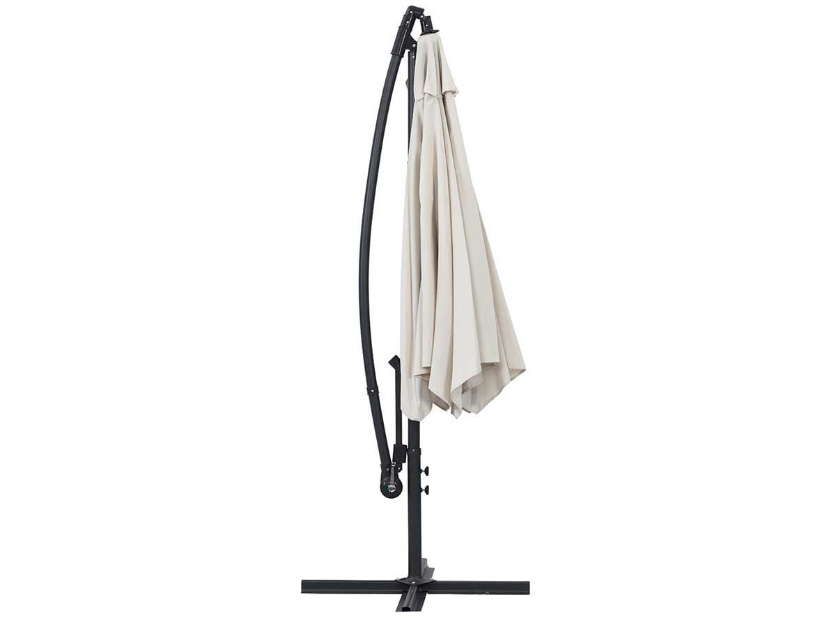 Ombrellone decentrato in alluminio ILIOS - Rontondo - ¨ 3 m - Ecru