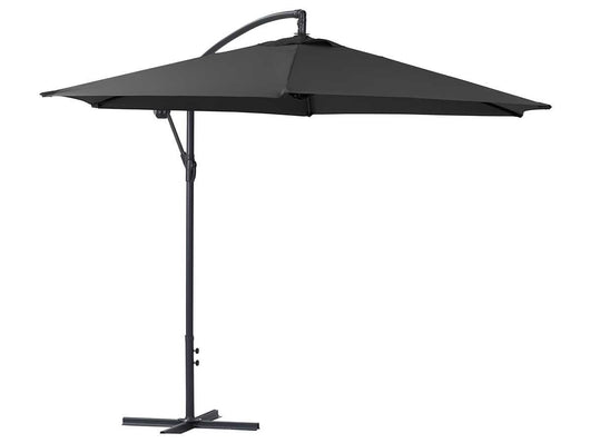 Ombrellone decentrato in alluminio ILIOS - Rontondo - ¨ 3 m - Nero