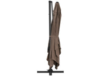 Ombrellone decentrato in alluminio SUN 4 - Rettangolare - 3 x 4 m - Talpa - Piastrelle incluse