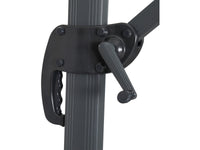 Ombrellone decentrato in alluminio SUN 4 - Rettangolare - 3 x 4 m - Talpa - Piastrelle incluse