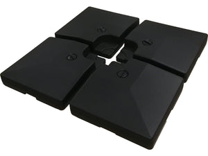 Ombrellone decentrato in alluminio SUN 4 - Rettangolare - 3 x 4 m - Talpa - Piastrelle incluse