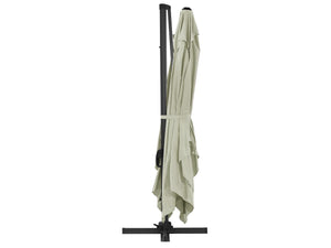 Ombrellone decentrato in alluminio SUN 4 - Rettangolare - 3 x 4 m - Ecru