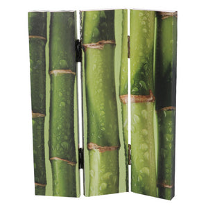 Paravento stampa 3 ante bambu' cm120,6x2,5h180