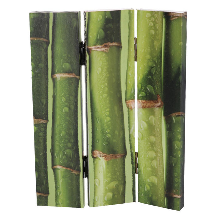 Paravento stampa 3 ante bambu' cm120,6x2,5h180