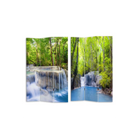 Paravento stampa 3 ante cascata cm 120,6x2,5h180