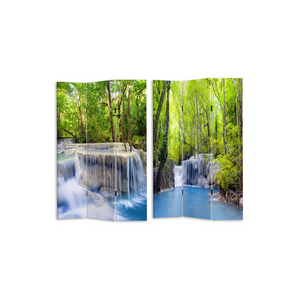 Paravento stampa 3 ante cascata cm 120,6x2,5h180