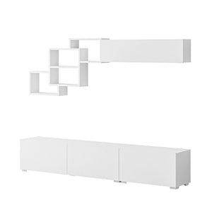 Parete attrezzata colore bianco Free 210x35x39H