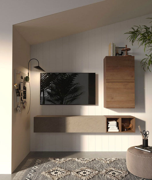 Parete Attrezzata salvaspazio, Mercure e Argilla ZLCINFNCOMPN47