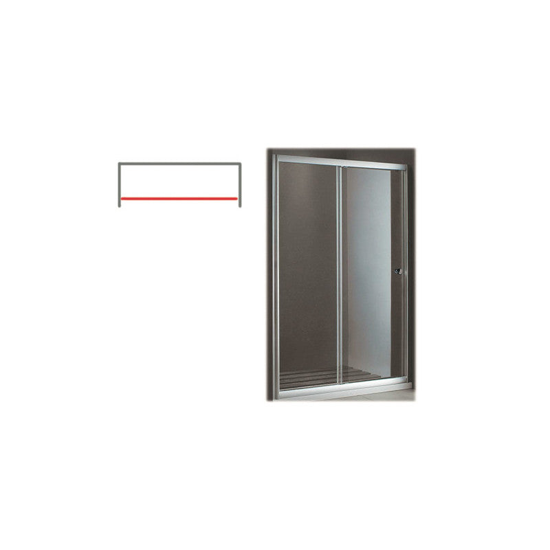 Parete doccia PVC Camelia 120×190 cm trasparente resistente – Brixo