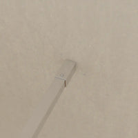 Doccia walk-in 120cm + anta 30cm vetro 8mm opaco profili cromo | Keros