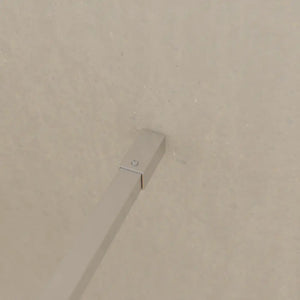 Doccia walk-in 150cm + anta 30cm vetro 8mm opaco profili cromo | Keros