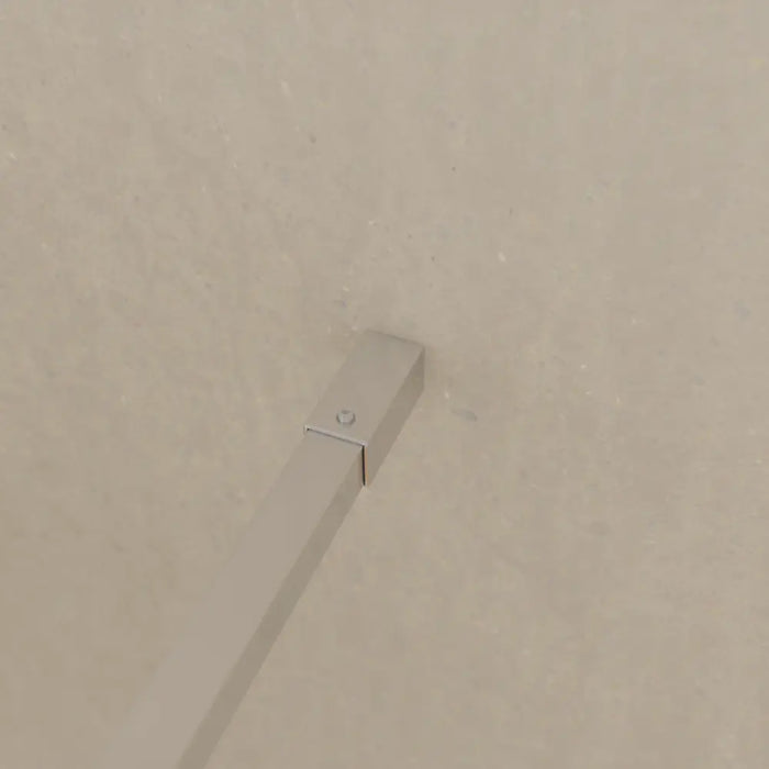 Doccia walk-in 110cm + anta 30cm vetro 8mm opaco profili cromo | Keros