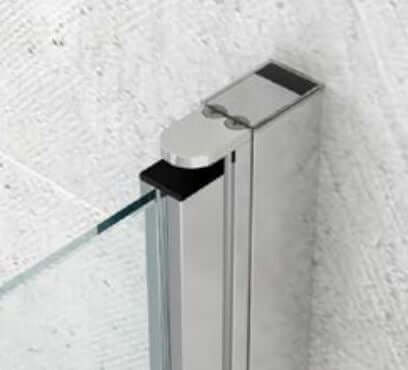 Parete Walkin H200cm Trasparente 6mm Stile Industrial - 79 cm