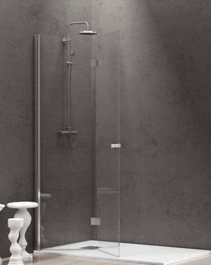 Parete Walkin H200cm Trasparente 6mm Stile Industrial - 89 cm