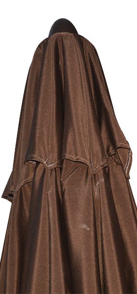 Ombrellone Parioli Tempo Style - telo bianco e palo grigio lucido