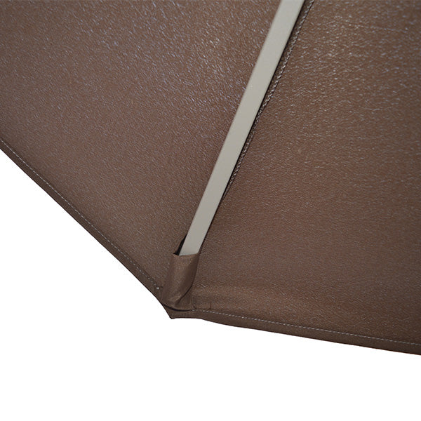 Ombrellone Parioli Tempo Style - telo blu e palo bianco lucido