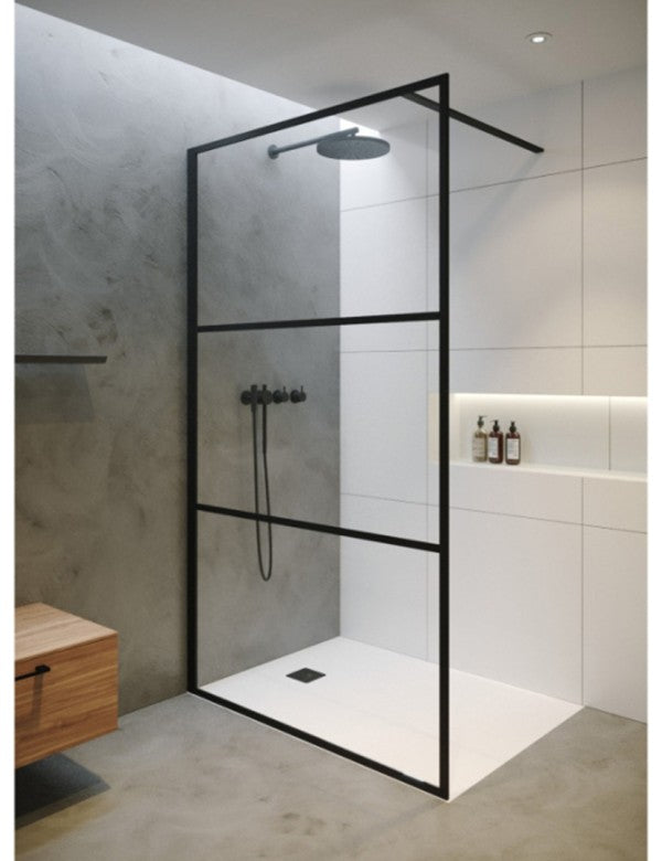 Parete doccia italiana GRID 400 RIHO 140x200 cm